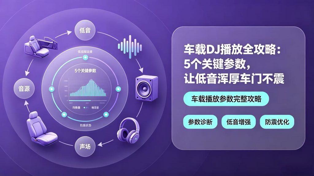 车载DJ播放全攻略：5个关键参数，让低音浑厚车门不震