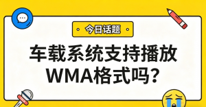 车载系统支持播放WMA格式吗？看完这篇你就懂了！