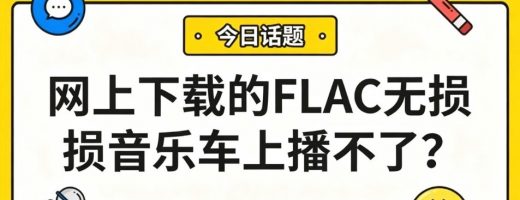 网上下载的FLAC无损音乐车上播不了？一键转MP3，秒变车载通用格式！