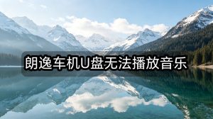 朗逸车机U盘无法播放音乐？三步排查与解决方案