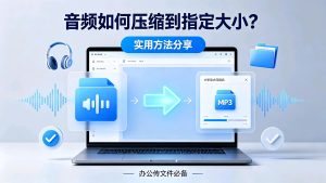 音频如何压缩到指定大小？实用方法分享，办公传文件必备