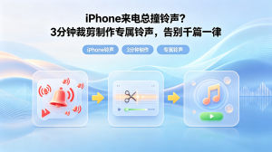 iPhone来电总撞铃声？3分钟裁剪制作专属铃声，告别千篇一律